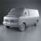Bedford CF Minibus 1969-1979 3d model