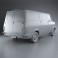 Bedford CF Minibus 1969-1979 3d model