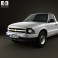 Chevrolet S10 Single Cab Long Bed 1994 3d model