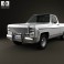 Chevrolet C/K Scottsdale Single Cab Standart Bed 1979 3d model