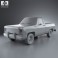 Chevrolet C/K Scottsdale Single Cab Standart Bed 1979 3d model