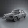 Citroen DS 4-door Sedan 1970 3d model