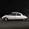Citroen DS 4-door Sedan 1970 3d model