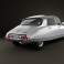 Citroen DS 4-door Sedan 1970 3d model