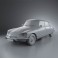 Citroen DS 4-door Sedan 1970 3d model