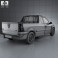 Dacia Logan Pickup 2011 3d model