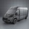 Fiat Ducato Minibus 2012 3d model