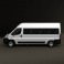 Fiat Ducato Minibus 2012 3d model