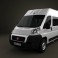 Fiat Ducato Minibus 2012 3d model