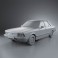 Ford Granada Sedan 1982 3d model