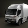 Hino 300 Standard Cab Box 2010 3d model