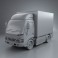 Hino 300 Standard Cab Box 2010 3d model
