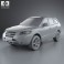 Hyundai Santa Fe 2007 3d model