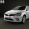 Kia Ceed hatchback 5-door with HQ Interior 2011 3d model