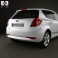 Kia Ceed hatchback 5-door with HQ Interior 2011 3d model