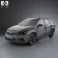 Kia Ceed SW with HQ Interior 2011 3d model