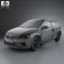 Kia Pro Ceed with HQ Interior 2011 3d model