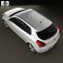 Kia Pro Ceed with HQ Interior 2011 3d model