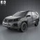 Kia Sorento with HQ Interior 2011 3d model