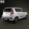 Kia Soul with HQ Interior 2012 3d model