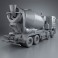 Mercedes-Benz Actros Mixer 2011 3d model