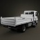 Mercedes-Benz Actros Tipper 2-axle 2011 3d model