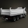 Mercedes-Benz Actros Tipper 3-axle 2011 3d model