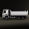Mercedes-Benz Actros Tipper 3-axle 2011 3d model