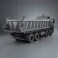 Mercedes-Benz Actros Tipper 4-axle 2011 3d model