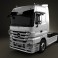 Mercedes-Benz Actros Tractor 2-axle 2011 3d model
