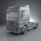 Mercedes-Benz Actros Tractor 2-axle 2011 3d model