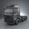 Mercedes-Benz Actros Tractor 3-axle 2011 3d model