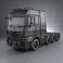 Mercedes-Benz Actros Tractor 4-axle 2011 3d model