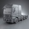 Mercedes-Benz Actros Tractor 4-axle 2011 3d model