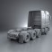 Mercedes-Benz Actros Tractor 4-axle 2011 3d model