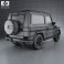 Mercedes-Benz G-Class 3-door 2011 3d model