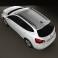 Nissan Rogue 2011 3d model