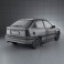 Opel Kadett E Hatchback 3-door 1984-1991 3d model