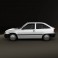 Opel Kadett E Hatchback 3-door 1984-1991 3d model