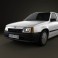 Opel Kadett E Hatchback 3-door 1984-1991 3d model
