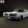 Pontiac Bonneville Hardtop 2-door 1966 3d model