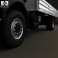 Renault Kerax Flatbed Crane 2011 3d model