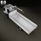 Renault Kerax Flatbed Crane 2011 3d model
