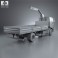 Renault Kerax Flatbed Crane 2011 3d model