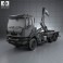 Renault Kerax Hook Loader 2011 3d model