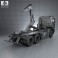 Renault Kerax Hook Loader 2011 3d model