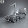 Renault Kerax Hook Loader 2011 3d model