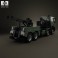 Renault Kerax Military Crane 2011 3d model