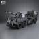 Renault Kerax Military Crane 2011 3d model