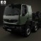 Renault Kerax Military Crane 2011 3d model